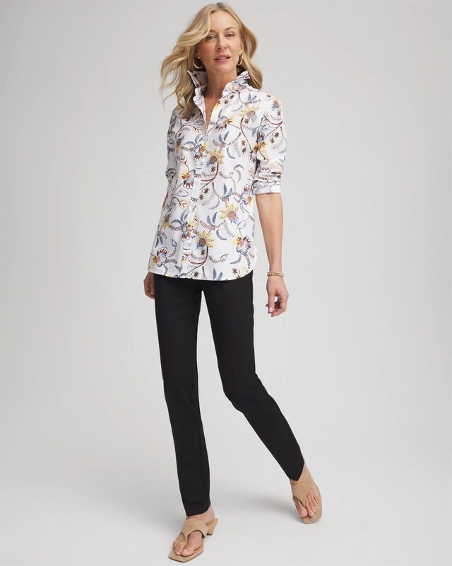 Juliet Slim Trim Detail Pants - image 2